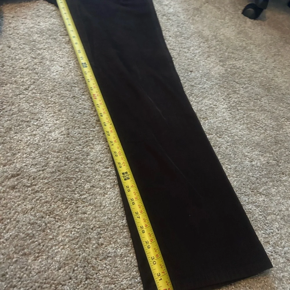 Nine West Corduroy Dark Brown Wide Leg Pants, sz 10 - Picture 6 of 11